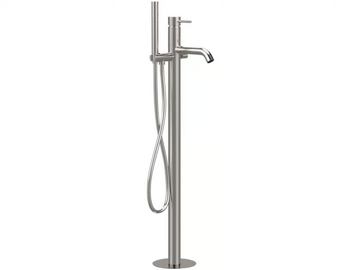 X STYLE INOX - Floor standing bathtub mixer with hand shower by Remer Rubinetterie - view 2